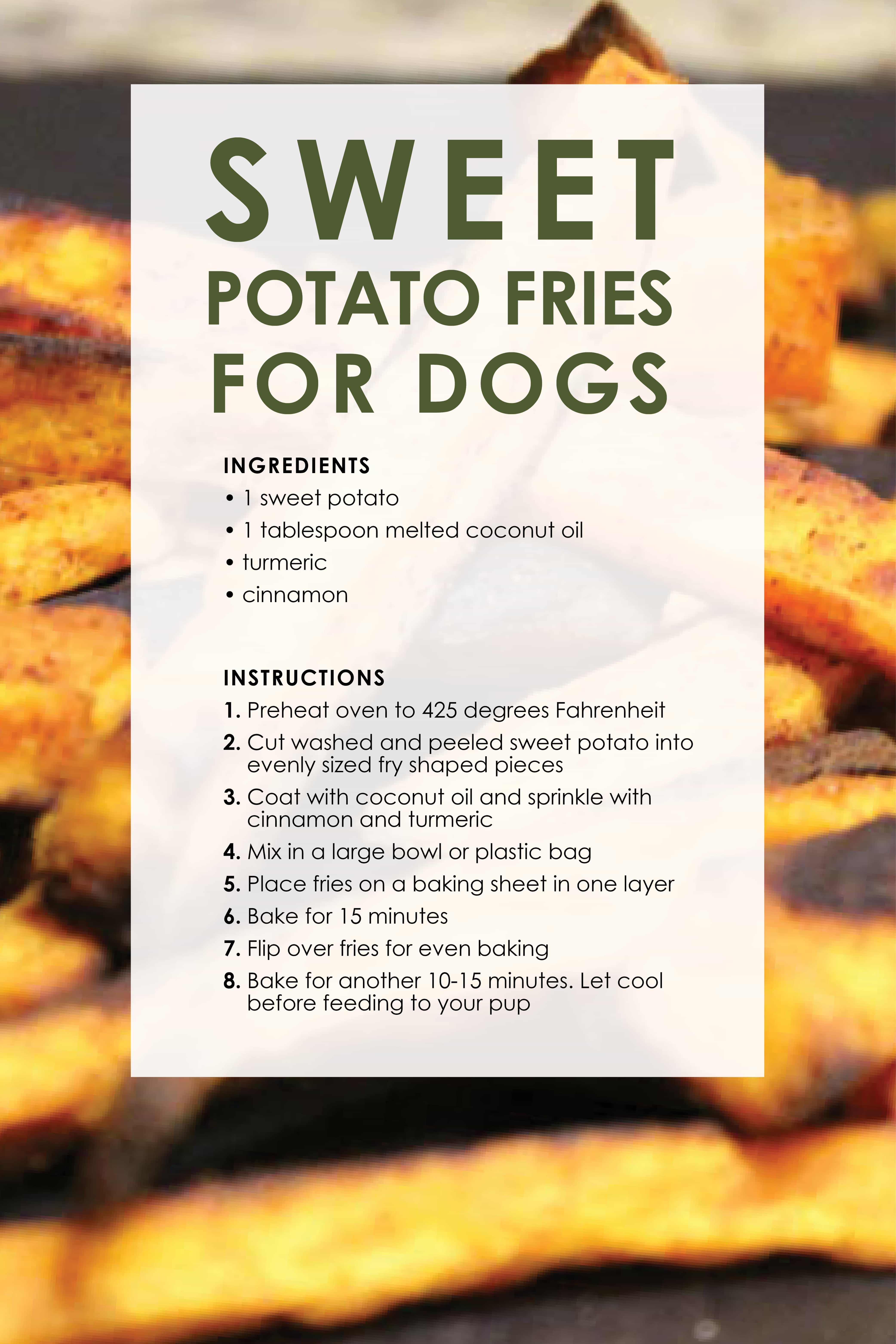 sweet potato turmeric dog treats