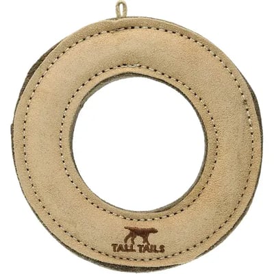 tall-tails-leather-ring-dog-toy