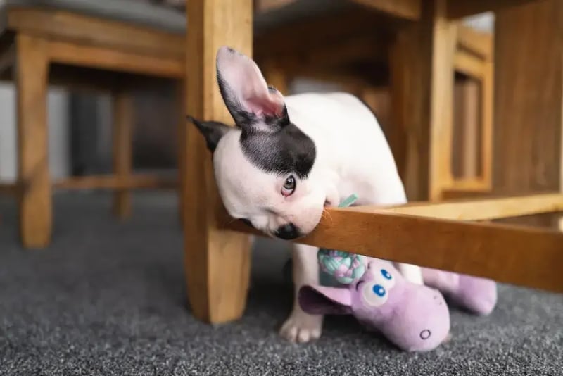 naughty-puppy-chewing-on-chair-leg
