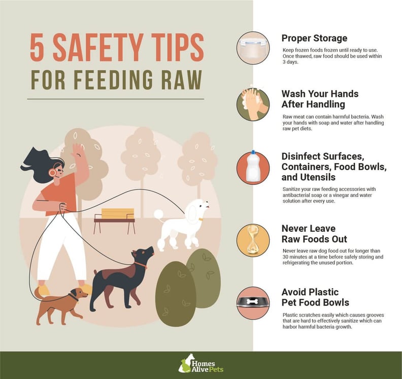 5 Safety Tips for Feeding Raw