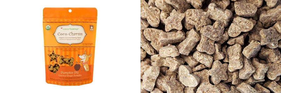 coco-charms pumpkin pie dog treats