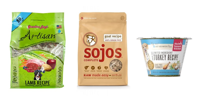 Different types of outlet dog food brands