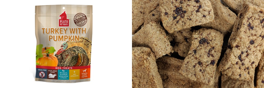Plato Turkey with Pumpkin Dog Treats